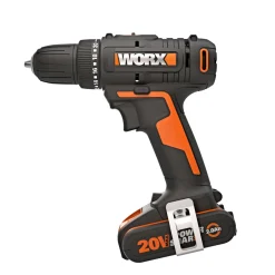 WORX POWERSHARE WX100.3 BORE-/SKRUEMASKINE AKKU MED BATTERI OG LADER