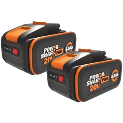 WORX WA3644.2 BATTERI 20V 4 AH 2 STK/PK