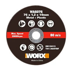 WORX WA6076.3 KLINGE 76X1,2X10MM