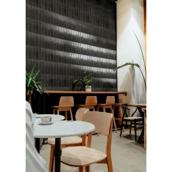 XL-BYG MATERICI PEPE BLANK VÆGFLISE 6X25 SORT