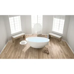 XL-BYG NODI LIBECCIO TRÆLOOK GULVFLISE 20X120 NATUR EG