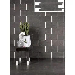 XL-BYG ON SQUARE LAVAGNA MOSAIK VÆGFLISE 30X60 MØRK GRÅ