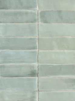 XL-BYG TINT WALL SEA GLASS VÆGFLISE 5,2X16 GRØN